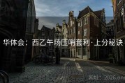 华体会：西乙午场压哨套利·上分秘诀